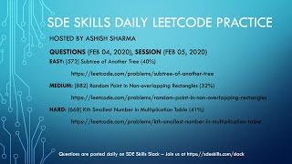 Daily Coding Practice (Questions: 2020 02 04, Session: 2020 02 05)