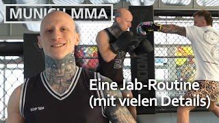 Eine Jab-Routine für eine variable Führhand! Für MMA, Boxen und Kickboxen