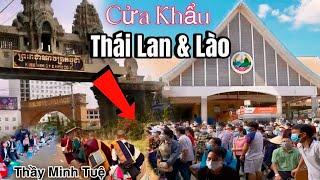 Vui Quá!? Cửa Khẩu Thái Lan & Lào!? Thầy Minh Tuệ !? Phật Tử Quá Đông Đảnh Lễ Gần Biên Giới!?