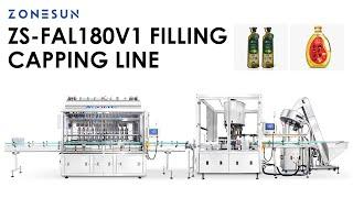 ZONESUN ZS-FAL180V1 Automatic High Speed Liquid Bottling Line