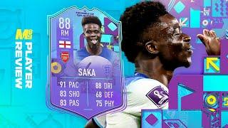 WORLD CUP PHENOMS SAKA PLAYER REVIEW | 88 SAKA | FIFA 23 Ultimate Team