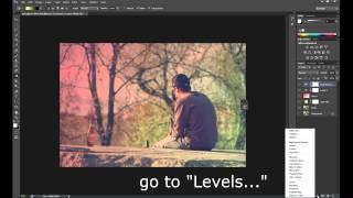 Photoshop CS6  how to make dramatic sunset effect