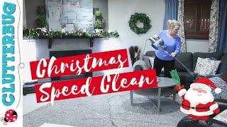 My Christmas Speed Clean Routine