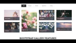 Bootstrap 4 Tutorial in Hindi Part 7 : Responsive Image Gallery in Bootstrap in Hindi