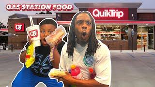 Gas Station Food for 24 Hours!! 