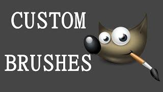 How to Make your Own Custom Brushes in GIMP | GIMP Tutorial