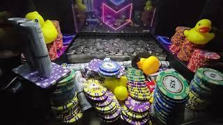 Coin pusher episode 76 high risk bonus ducks pokemon mario buggy slime Asmr NEW cool ducks