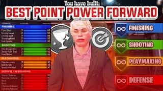 BEST 3PT POINT POWER FORWARD BUILD ON NBA 2K22! BEST POWER FORWARD BUILD 2K22! NBA2K22 BEST PF BUILD