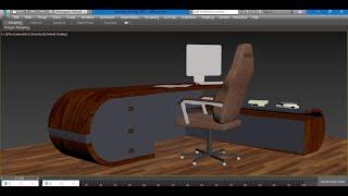 3dsmax Tutorials, Tutorial on Modeling an Office Furniture in 3dsmax ( Part 3)