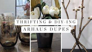 Thrifting for Arhaus Dupes! |  Thrifting & DIY-ing Arhaus Inspo Pieces