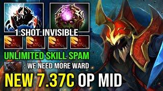 NEW 7.37C OP MID NYX Invisible Surprise 1 Shot with Unlimited Skill Spam Max Dagon Dota 2