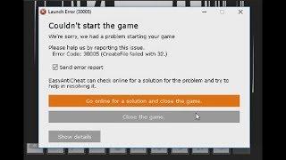 [WORKS IN 2024] FIX EASY ANTI CHEAT ERROR 30005 (CREATEFILE FAILED) *STILL WORKS*