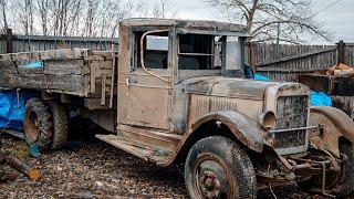 Grandmother kept the legendary ZIS 5 as a memory of her husband, now this truck is unrecognizable