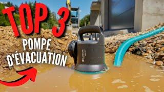 TOP 3 : Meilleure Pompe Évacuation Eau 2023 (claires et usées)