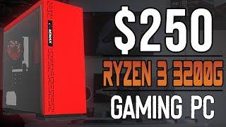 $250 BUDGET GAMING PC  W/BENCHMARKS ! / RYZEN 3 3200G / NOVEMBER 2019