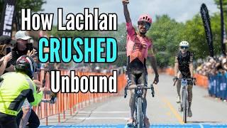 Lachlan Morton + the fastest pros:  Unbound Gravel training, fueling, power, gear analysis
