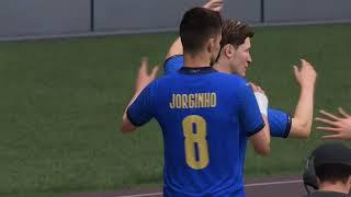 GOAL Federico Chiesa - Italy vs Spain (EURO 2020) FOOTBALL 06/07/2021 (FIFA 21 Simulation)