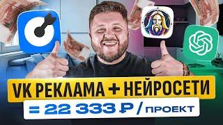 Таргетированная реклама ВК + НЕЙРОСЕТИ Chat Gpt и Leonardo Ai | 15 000 за день без опыта