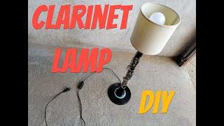 CLARINET LAMP DIY How to make it in two hours.