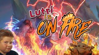 LUTRI IS ON FIRE!!! - Lutri, the Spellchaser + Torbran + Fiery Emancipation in Standard Arena MTG