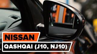 Как заменить зеркальный элемент зеркала заднего вида NISSAN QASHQAI (J10, NJ10) [ВИДЕОУРОК AUTODOC]