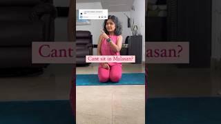 Cant Sit in Malasan? Try these drilss #yogishbyishu #yoga #trendingshorts #malasana #squat #youtube