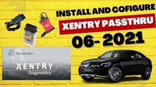 How to install and configure Mercedes Benz Xentry Passthru 06 2021