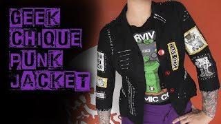 DIY: geek chique punk jacket