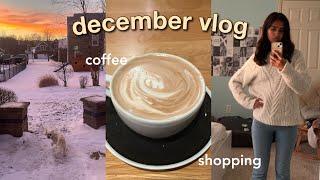 december vlog | shopping, haul, dog sitting, coffee shop, and more! | samira desai