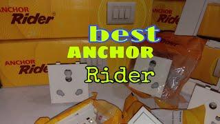 Anchor Rider best switch socket modular in Hindi