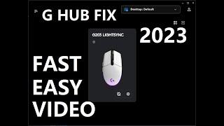 Fixing G HUB Loading Issue. QUICK & EASY