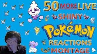 Live 50 MORE Shiny Pokémon Reactions! | Shiny Pokémon Montage Compilation