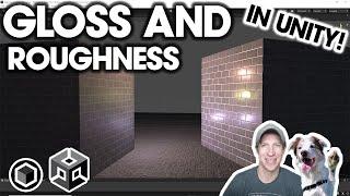 REALISTIC REFLECTIONS in Unity with Gloss and Roughness Maps
