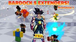 [ABA] BARDOCK HAS 5 EXTENDERS?? (INSANE NEW TECHS WITH NEW ABA UPDATE)