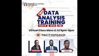 DAY 15 || FREE DATA ANALYSIS TRAINING USING EXCEL, SQL, POWER BI, TABLEAU 30-08-2024