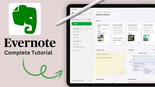 Evernote on iPad: Best Note-Taking App with AI Features | The Complete Tutorial 2024