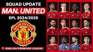 SUMMER TRANSFER! Manchester United Squad 2024 - English Premier League 2024/2025