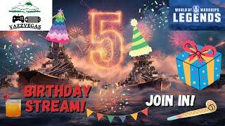 It's My Birthday Live Stream | World of Warships: Legends PS5 Xbox Series S/X