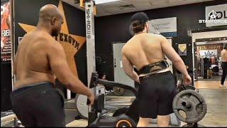 Mizkif and Lacari GYM STRUT!! #mizkif #campknut #twitch