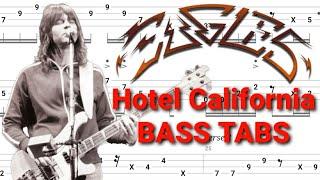 Eagles - Hotel California BASS TABS | Cover | Tutorial | Lesson