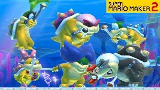 SUPER MARIO MAKER 2 - KOOPALINGS ALL STAR BOSS RUSH STAGES LEVELS [Nintendo Switch]