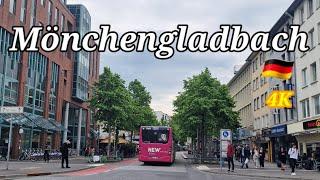 Mönchengladbach city,Germany/Walking Tour in Mönchengladbach Stadt,Deutschland 4k