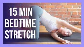 15 min Evening Yoga Stretch - Full Body Bedtime Yoga
