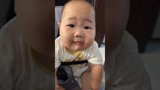 The Cute Baby Opens His Mouth As Wide As The Food He Eats #brotherheart #cute #funny #cutebaby