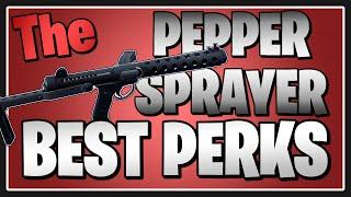 The BEST PERKS for The Pepper Sprayer in Fortnite Save the World!