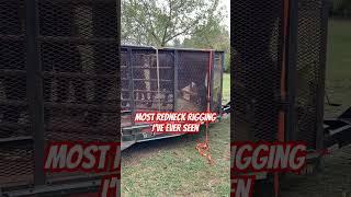 Biggest redneck cattle trailer I’ve ever seen #cattle #cattlefarm #cows #life #redneck #country