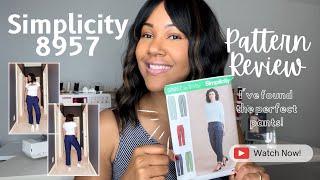 Simplicity 8957 Pattern Review (I have found the PERFECT pants!)