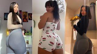 Small Waist Pretty Face With a Big Bank  Booty Challenge  TikTok Videos  #shorts #tiktok #twerk