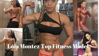 Lola Montez Top Fitness model shows exercises How to keep in shape, Abs, butt, brest, legs, workout