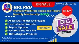 GPL PRO | Premium Gpl Themes Plugins @199
